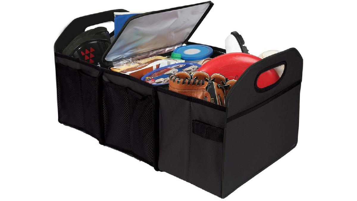 AutoStyle+Comfortline+Organisateur+de+coffre%2Fbagage+pliable+-+Noir+-+incl.+case+de+refroidir